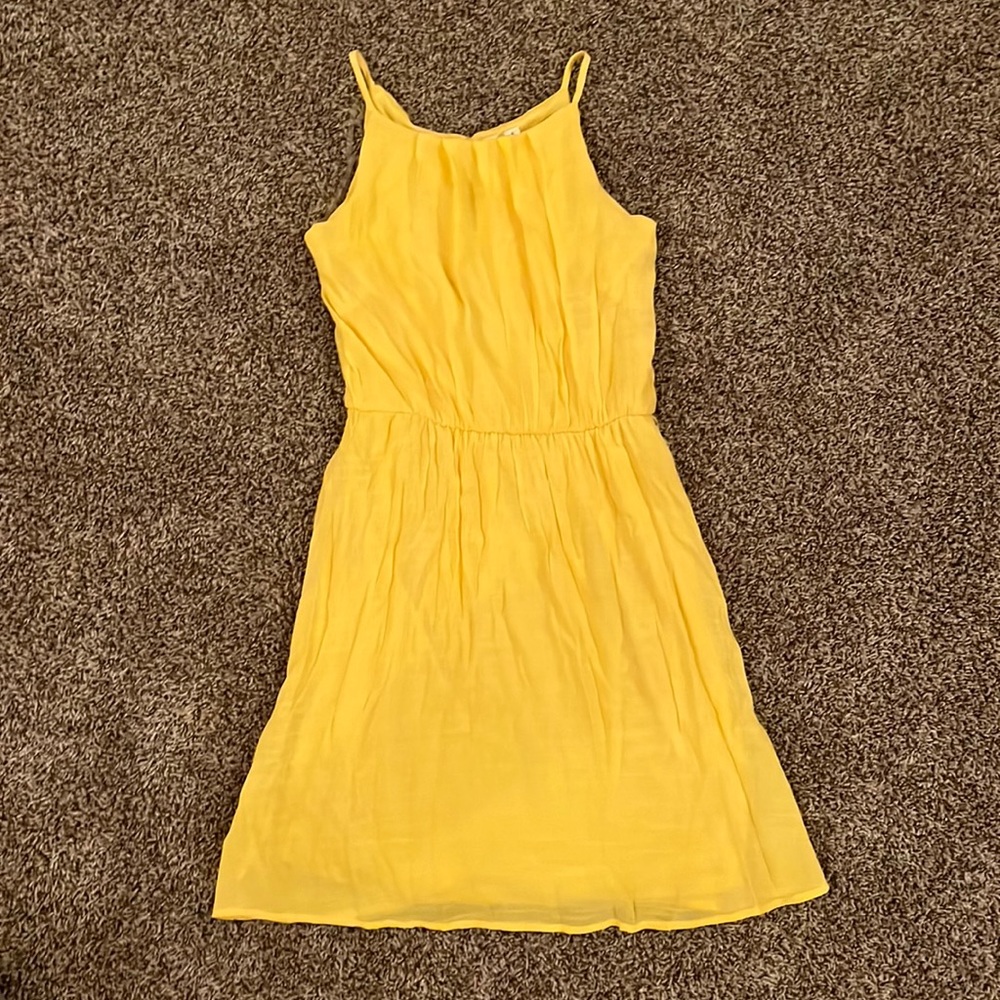 Spaghetti strapped dress with slip